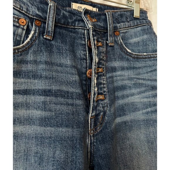 Madewell Women's The Perfect Vintage Blue Button-Fly Jeans Size 27 - Picture 3 of 9